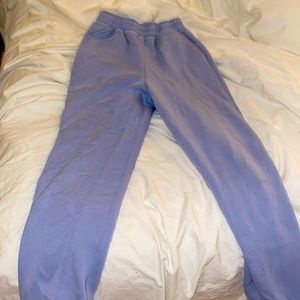 Very new, blue sweatpants